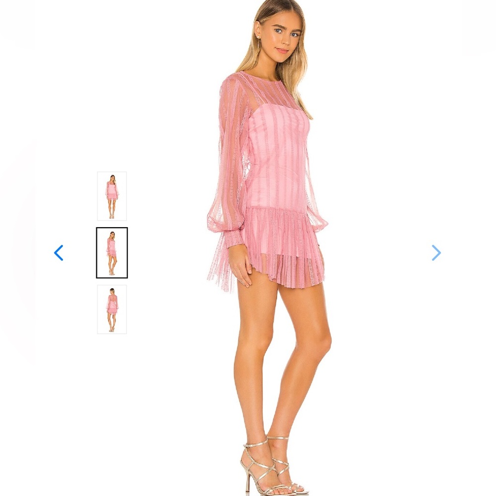 NBD Alma Mini Dress Size Small Blush Pink Size Small - Picture 2 of 7